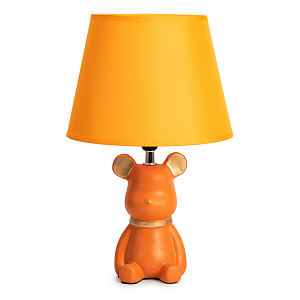 Светильник 34см медведь оранжевый 000000000001216459