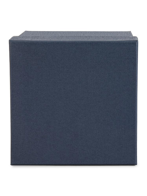 Коробка подарочная 11х11х11смРУТАУПАК  тиснение ЛЕН куб синий Коробка подарочная 11х11х11смРУТАУПАК  тиснение ЛЕН куб синий 000000000001226855