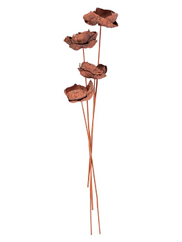 Сухоцветы 15x10x70см DE'NASTIA Борассус микс цветов 000000000001228197