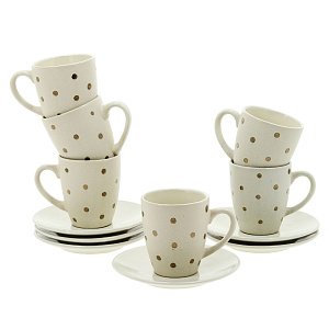 Кофейный набор Agness, 100мл, 12 предметов 000000000001166329