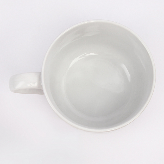Чашка 650мл черный/белый/серый глазурованная керамика 000000000001213941
