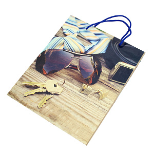 Подарочный бумажный пакет Премиум+, 32x26x15 см 000000000001036475