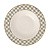 Тарелка суповая 21,5см DE'NASTIA Гусиная лапка белый/мятный фарфор 000000000001221011