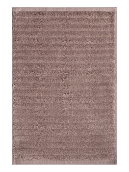 Полотенце махровое 40x60см DE'NASTIA Узкая Волна 500гр бежевый хлопок 000000000001211684