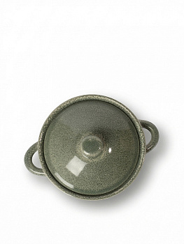 Бульонница с крышкой 290мл DE'NASTIA керамика зеленый керамика 000000000001231324