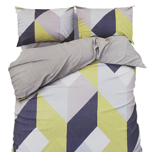 Комплект постельного белья 2-спальный LoveLife Треугольники пододеяльник 175х215см простынь 200х225см наволочки 50х70см-2шт сатин 125г/м 100%хлопок 000000000001209990