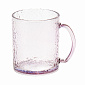 Кружка 280мл GARBO GLASS Рифленая цветная стекло