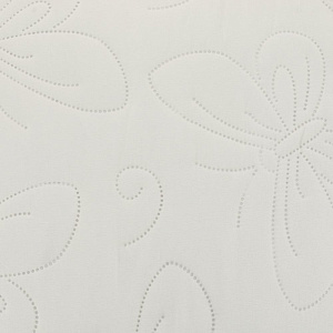 Покрывало 240х240см DENASTIA Бабочки двустороннее молочное 100% полиэстер U000284 000000000001204702