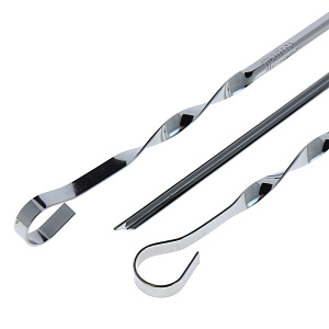 Набор профильных шампуров Мастергриль Matissa, 45 см, 10 шт. 000000000001038663