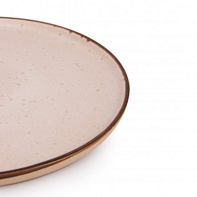 Тарелка десертная 20см Капли глазурованная керамика 000000000001217574