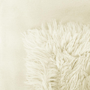 Покрывало 140х200см LUCKY искусственный мех молочный полиэстер 000000000001223135