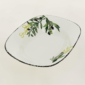 Салатник 22х28см CERA TALE Оливки керамика глазурованная 000000000001207959