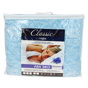 Одеяло Лен Эко Classic by Togas, 140х200 см, полиэфирное волокно 000000000001088950