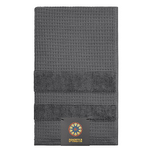 Полотенце 50x90см DE'NASTIA КРАФТ синий хлопок 100% 000000000001219503