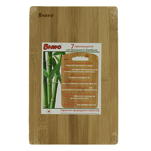 Доска разделочная 28х18см BRAVO бамбук 000000000001185499