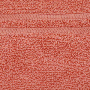 Полотенце махровое жаккард, 30х50 см, коралловыйD100080 000000000001195781