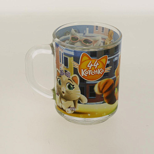 Набор детской посуды 3 предмета ND PLAY 44 Котенка стекло 000000000001193217