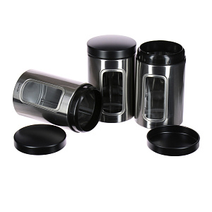 Набор контейнеров с окном Brabantia, 1,4л, 3 предмета 000000000001125267