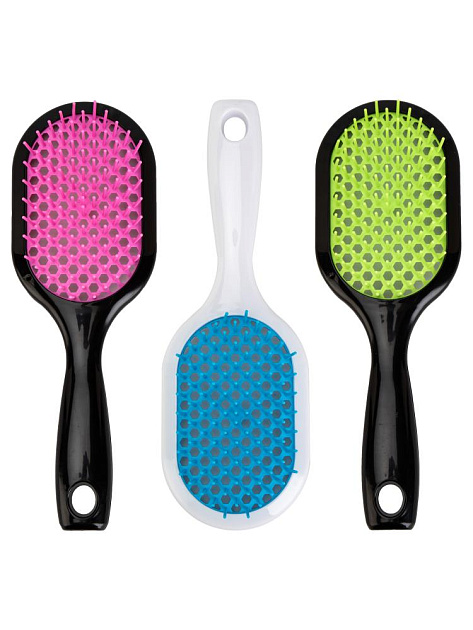 Расческа массажная 8х23см в ассортименте полипропилен 000000000001229371