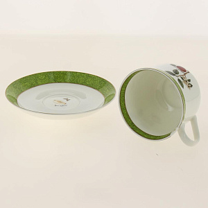 Чайная пара Стейчкол костяной фарфор 480мл, Дыхание Прованса Яблоко,КРС-750 000000000001193673