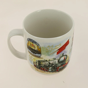 Кружка 440мл Транспорт 2 (2 дизайна) фарфор new bone GMT2 000000000001196868