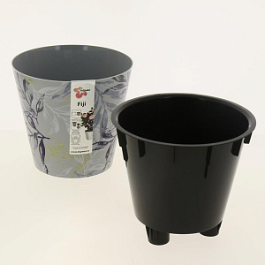 Горшок Фиджи D160мм/1,6 л с декором Ветви ING1553ВТВ 000000000001185191