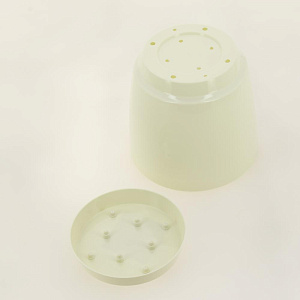 Горшок для цветов 2л h145мм D150мм GARDENPLAST ФРЕЗИЯ №1 бежевый пластик 000000000001207360