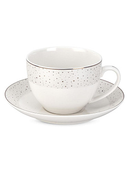 Пара чайная 250мл/блюдце LA PERLA фарфор 000000000001219742