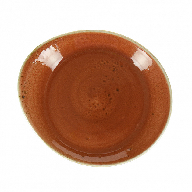 Асимметричная тарелка Craft Steelite, терракотовый, 15.5 см 000000000001123966
