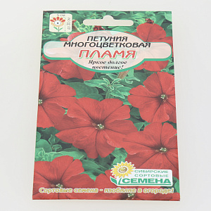 Семена Петуния Пламя многоцветковая 0,1гр (ссс) ЛИДЕР ПРОДАЖ! СС016263 пакет 000000000001183940
