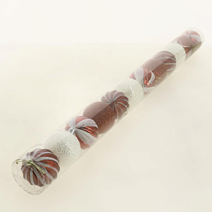 Декоративное украшение Набор шаров 6см 12шт MANDARIN полистирол 000000000001209382