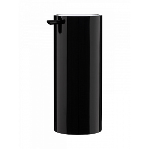 Диспенсер для жидкого мыла 9,2х7,5х17см DE'NASTIA STABLE B черный акрил/пластик 000000000001224743