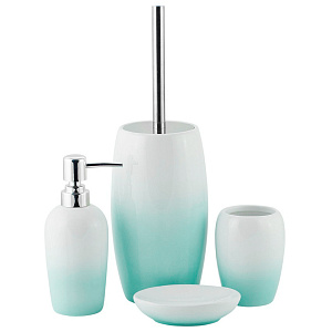 Дозатор жид.мыла Gradient бело-голубой, керамикаSWTK-3100BL-A 000000000001178696