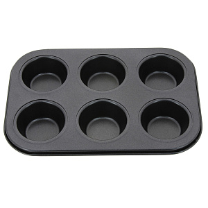 Формы для кексов 6 штук 26,7х18,6х3см MOULIN VILLA Маффин 000000000001148938