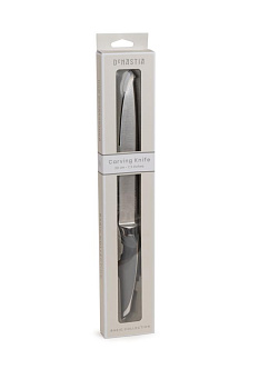 Нож разделочный 20см DE'NASTIA Wave line серый нержавеющая сталь/пластик 000000000001228017