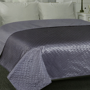 Покрывало DeN Палермо 240х260 атл/мат сиреневый геом2 U000243 000000000001203071