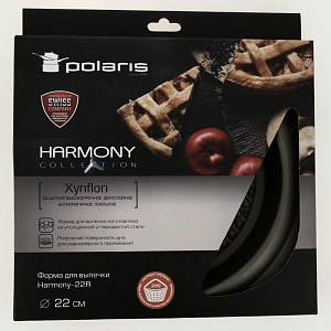 Форма для выпечки 22см POLARIS Harmony-22R  круглая углеродистая сталь 015429 000000000001202724