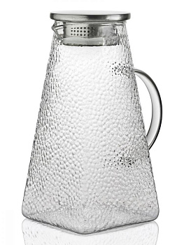 Графин 1,8л LUCKY Фактурное боросиликатное жаропрочное стекло 000000000001217902