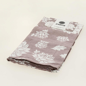 Полотенце кухонное DeNASTIA Коллекция "Пионы" 40x60см Хлопок70%/ПЭ30% белый/розовыйD000207 000000000001202903