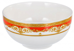 Набор пиал 6шт 200мл BALSFORD Эстелла Марианна золото/красный подарочная упаковка фарфор 000000000001197891