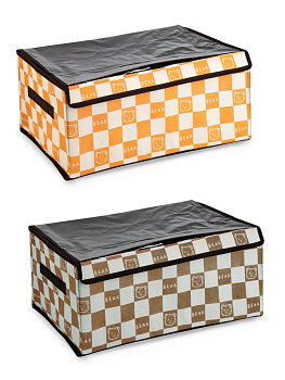 Короб(Органайзер) для хранения белья 9секций45х30х20см МИШКА в ассортименте ткань оксфорд/полипропилен 000000000001227867