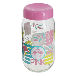 Банка для хранения Фламинго, 1л 000000000001173670