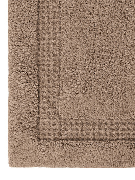 Коврик для ванной 60x100см DE'NASTIA Вафля бежевый хлопок 000000000001220600