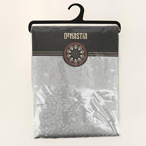 Скатерть 160х250см DE'NASTIA Талисман серая 100% полиэстер 000000000001202431