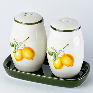 Набор для специй 11,3x6,9x7,8см Лимоны Доломит M56036 000000000001193766