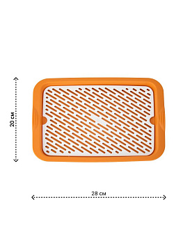 Сушилка для посуды 28,5х20см в ассортименте пластик 000000000001227252