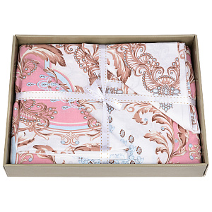 Комплект постельного белья Евро LUCKY Жемчужина 70х70 пододеяльник 200х220см простынь 220х240см наволочки 70х70см-2шт поплин 100% хлопок 000000000001212735