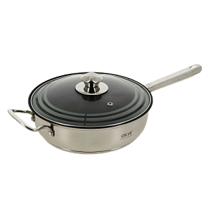 Сковорода 24см CALVE антипригарное покрытие стеклянная крышкой нержавеющая сталь CL-1828-4 000000000001154182