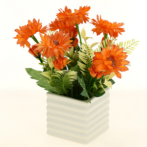 Цветок искусственный Хризантема 22см R010638 000000000001192379