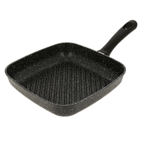 Сковорода Гриль 26х26см VARI Классическая каменная антипригарное покрытие алюминий 000000000001203534